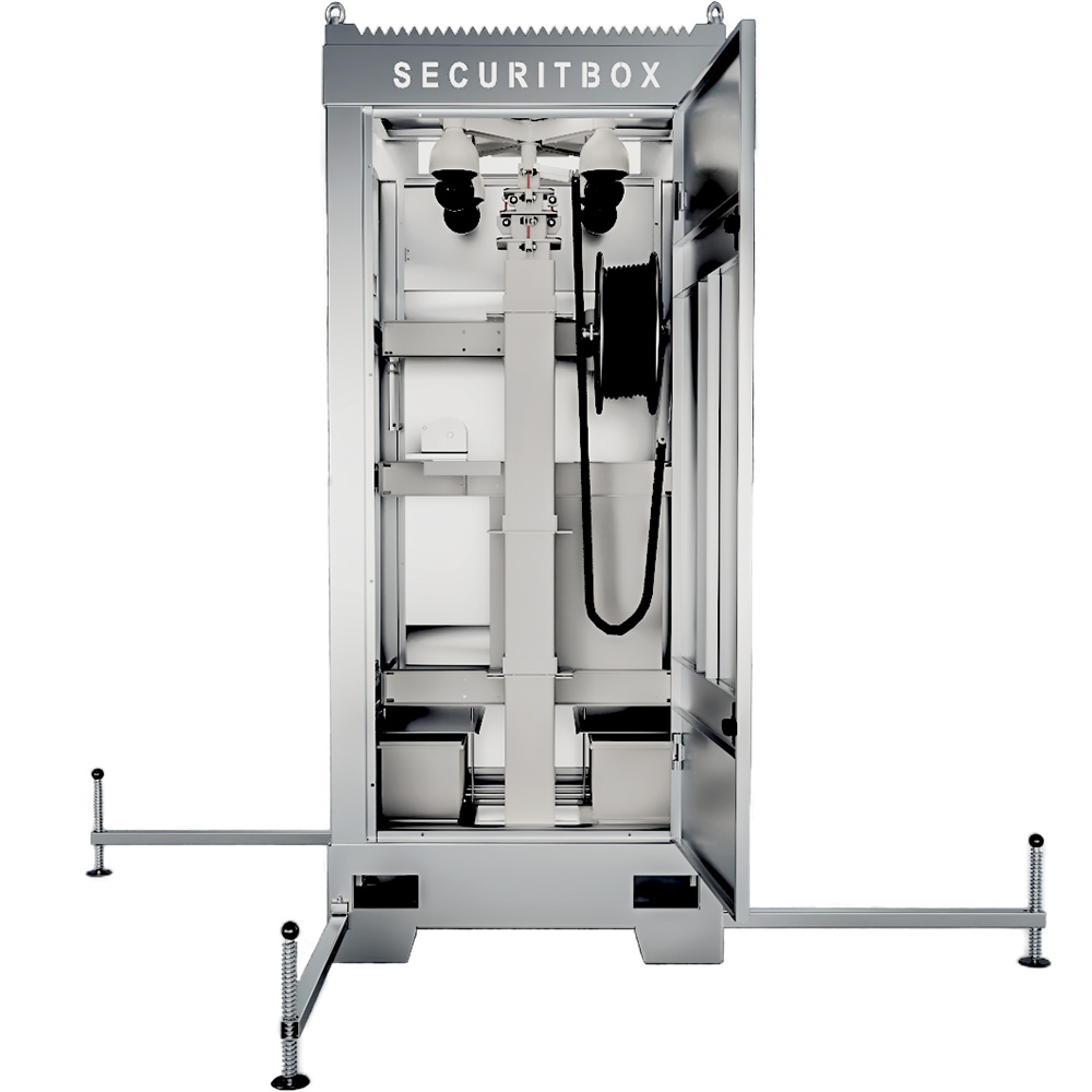 Securitbox Videoturm, professional, inkl. Dach-7