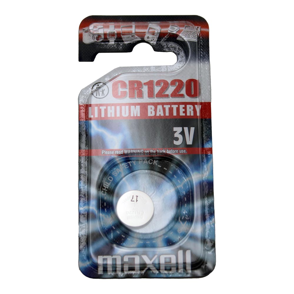CR1220 Maxell Knopfzelle Lithium f. INT-Alarmzentralen-1