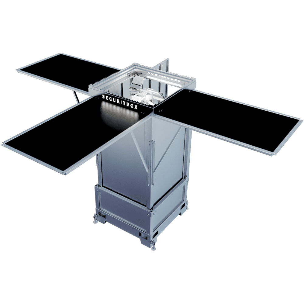 Securitbox Videoturm, 2 Türen, ohne Dach-1