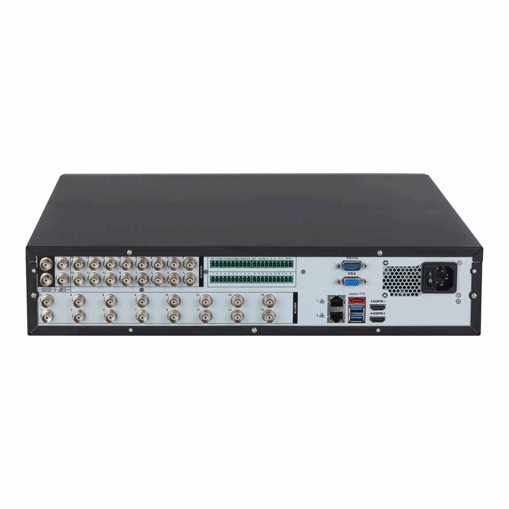 Dahua HDCVI-Rekorder Penta-brid, 16 Kanäle, 32 IP-Kanäle, bis zu 4K, H.265+, 8 SATA à 16 TB-1