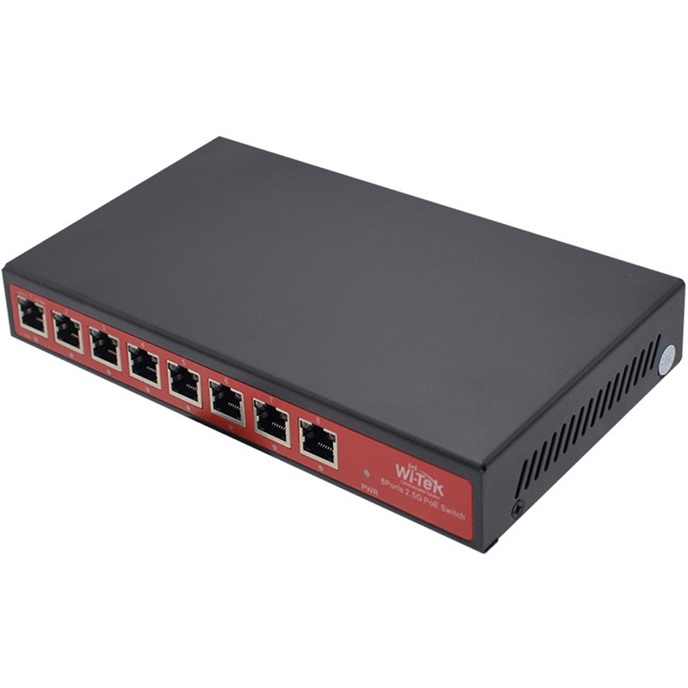 Witek Ethernet-Switch, 8 Ports PoE, Desktop-4