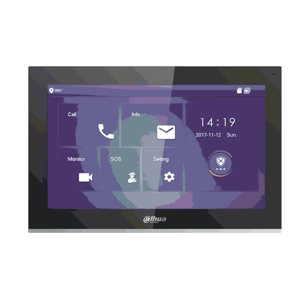 Dahua Touch-Screen-Monitor 10", IP-Schnittstelle, schwarz
