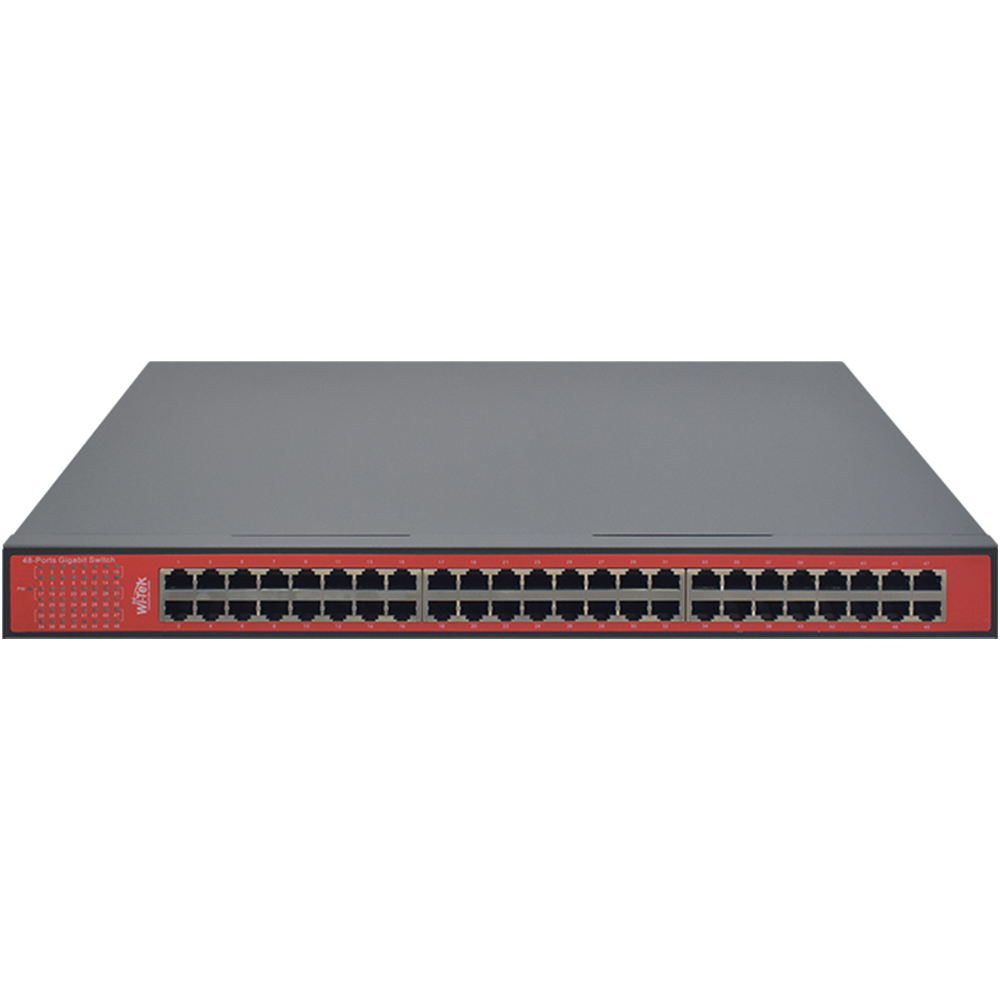 Witek PoE-Switch, 48 Ports PoE, 250 m, Desktop, Rack-3