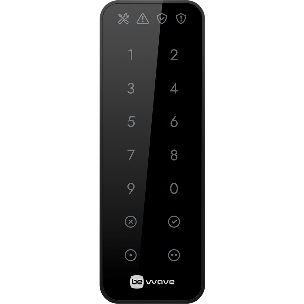 Satel BeWave Funk-Codetastatur, 868 - 868,6 MHz, schwarz-4