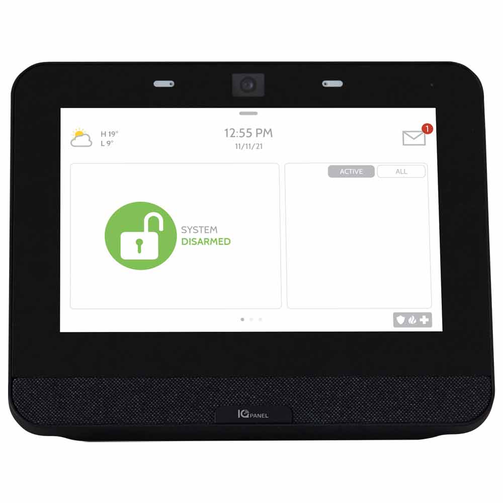 Qolsys IQ4 Funk-Alarmzentrale, schwarz, 7“ Touchscreen, inkl. Batterie-5