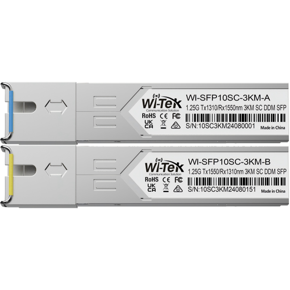 Wi-Tek SFP Single-mode-Modul-Set, 3 km Reichweite-1