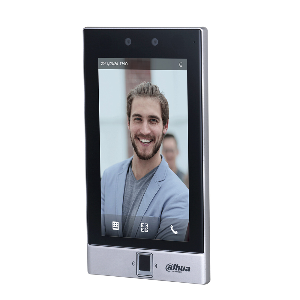 Dahua Wlan-IP-Zutrittsmodul 7“ LCD-Touch-Display , 2MP, mit Gesichtserkennung, Fingerabdruck-Scanner, Kartenleser-4