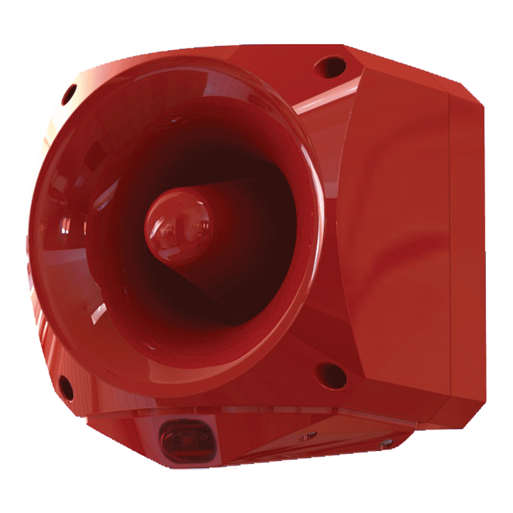 Kombisignalgeber Wand Rot/Rot-1