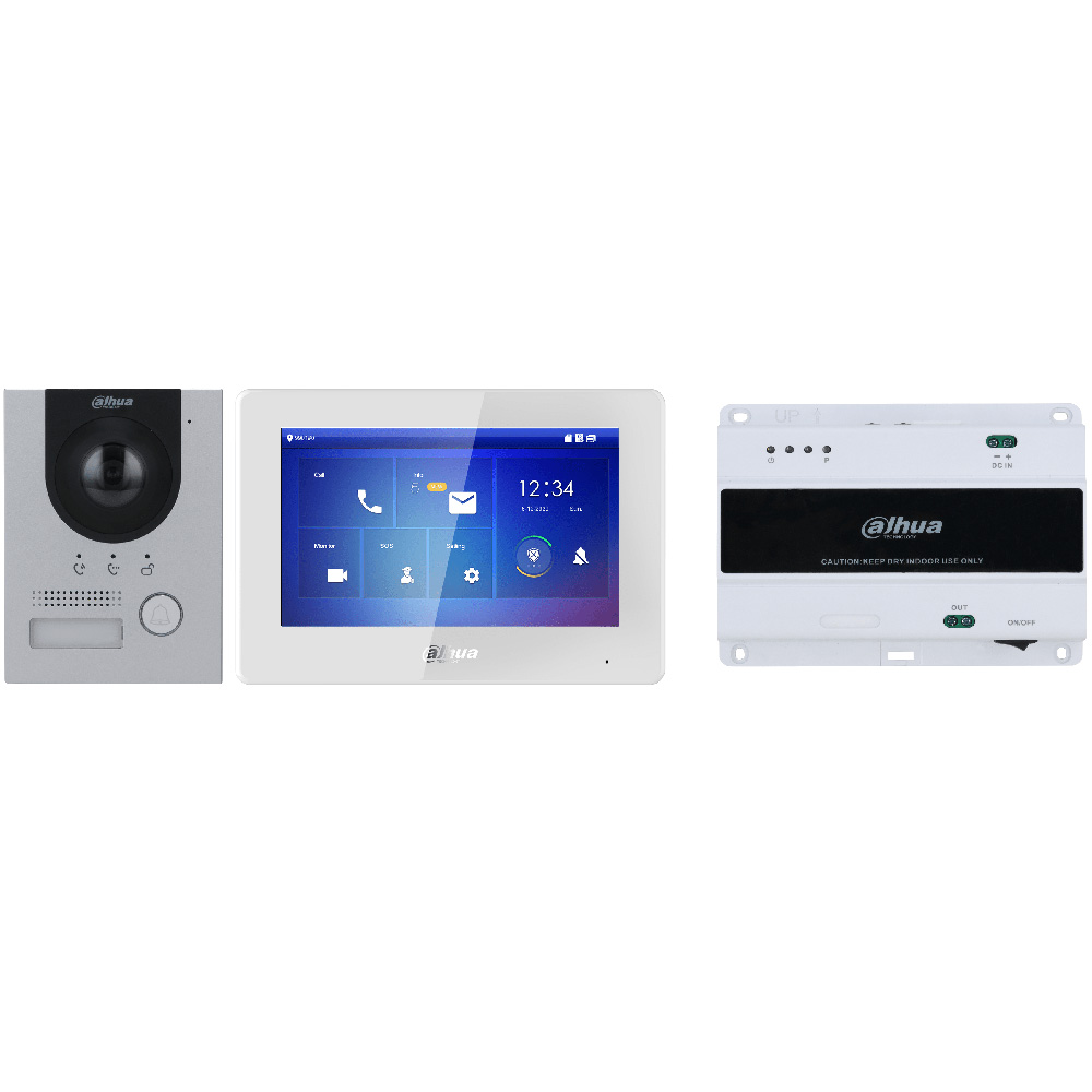 Dahua 2-Draht UP-Set - Videogegensprechanlage, DHI-KTD01L(F)-1