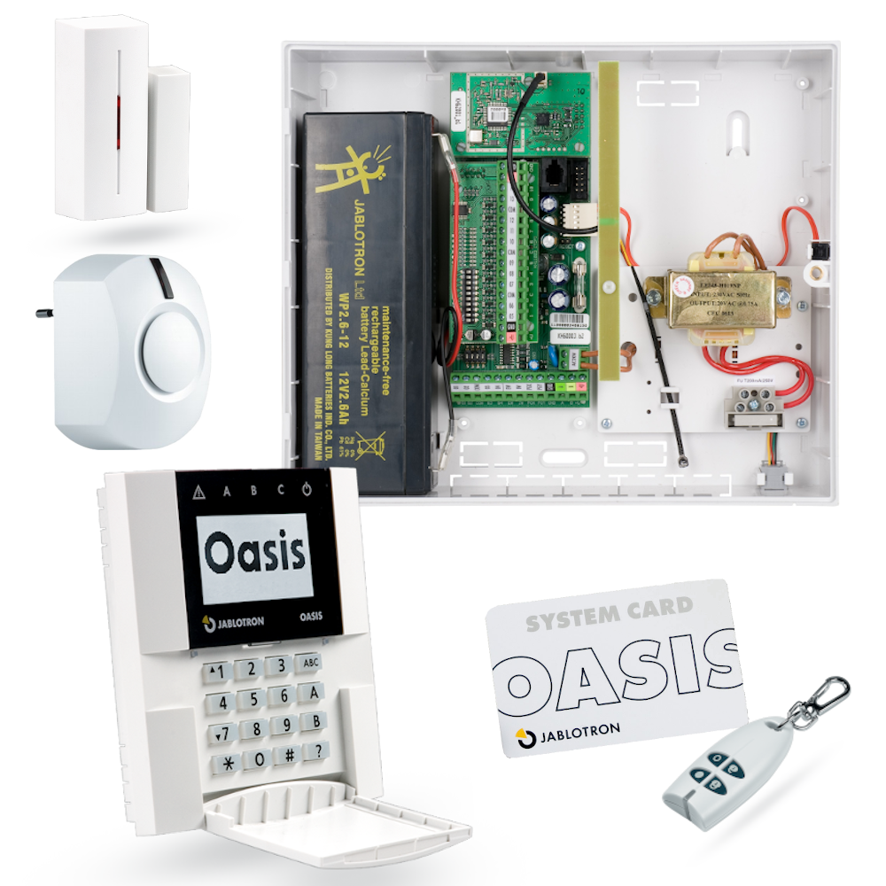 JK-82 Jablotron Oasis Alarmzentrale Set