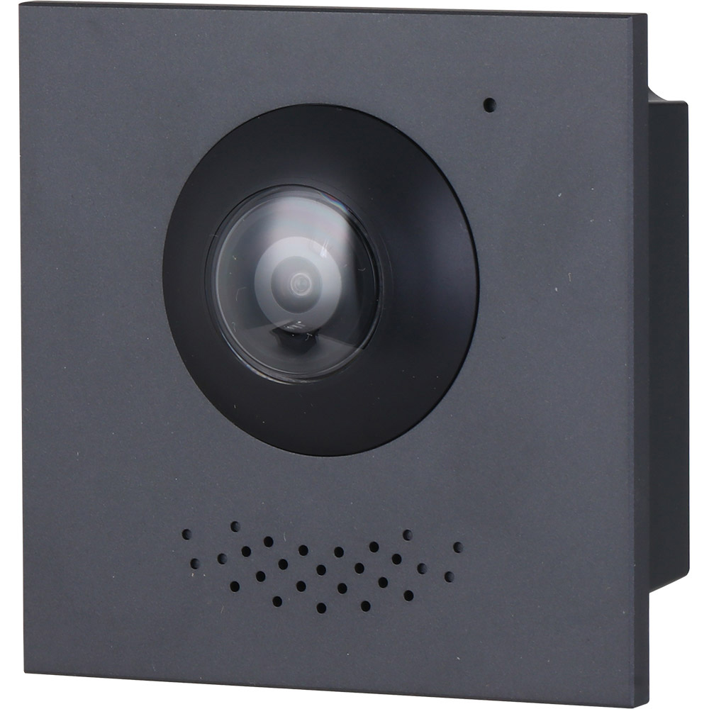 Außen IP-/2-Draht-Video-Türsprechstelle, modular, schwarz, ohne Logo-4