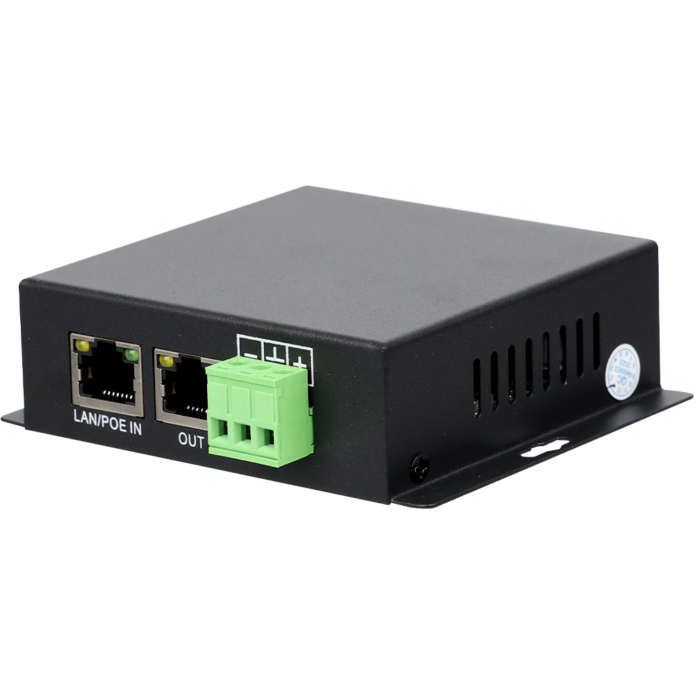 Wi-Tek PoE-Splitter, 2 Ports, 30 W, schwarz, Desktop, Wand-5