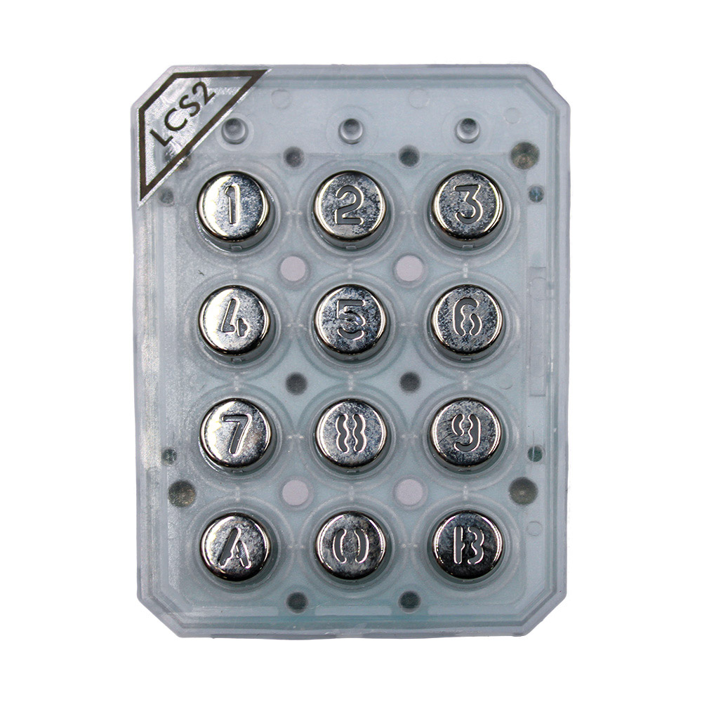 Ersatzplatine für Slave-Codeschalter AXP-LCS2serie, 2 Rel., 99 Codes, inox-1