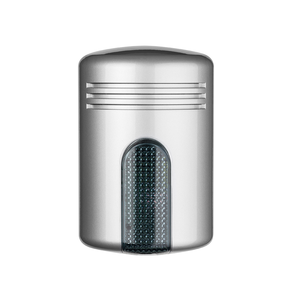 Piezo-Innensirene silber  m.LED-Blitzlicht,2 Töne,12VdC-1